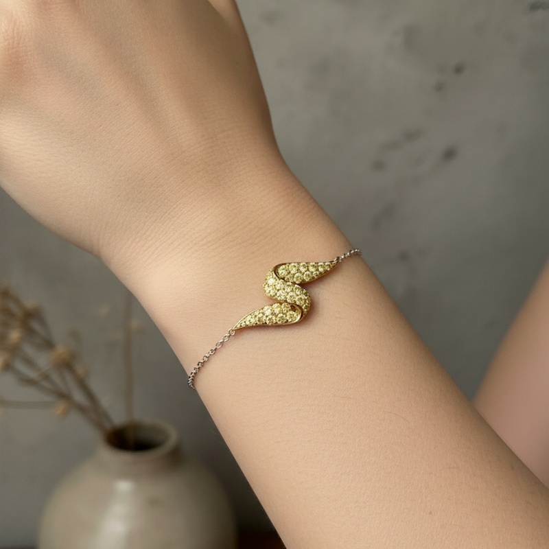 Celestial Butterfly Diamond Bracelet