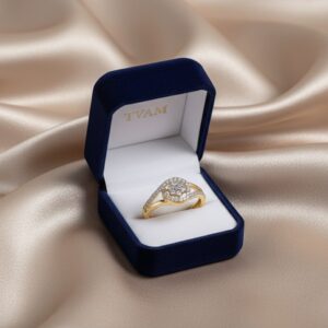 Evil Eye Diamond Ring