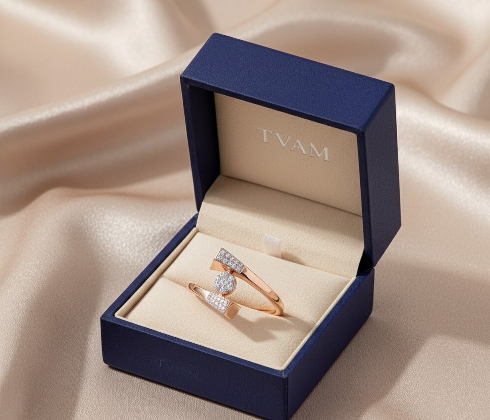 Arrow Diamond Wrap Ring