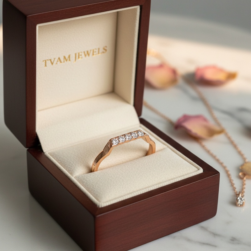 Five Stone Diamond Band Ring