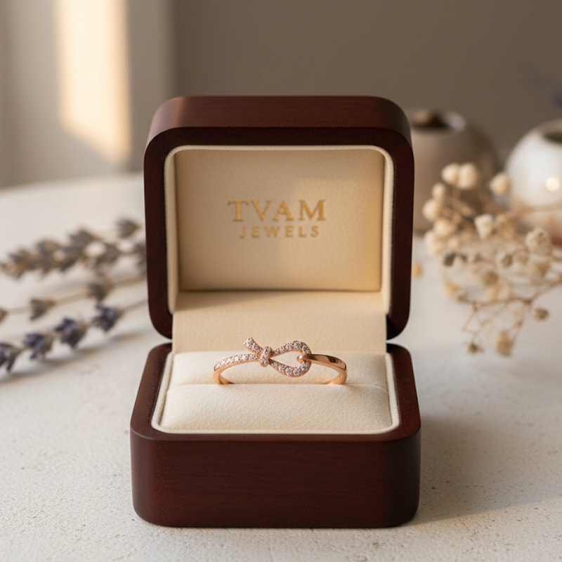 Diamond Love Knot Ring