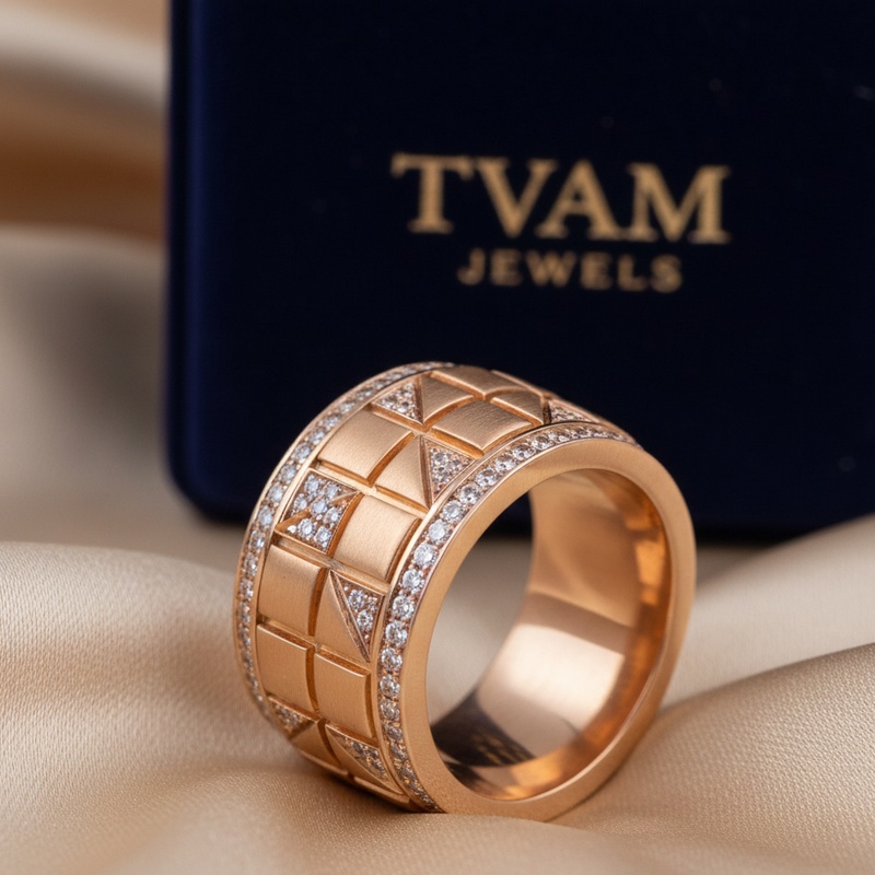 Geometric Diamond Grid Band