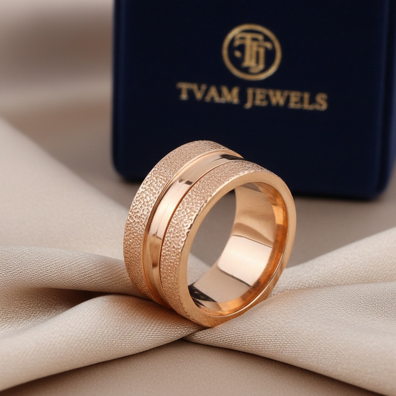 Dual Texture Rose Band