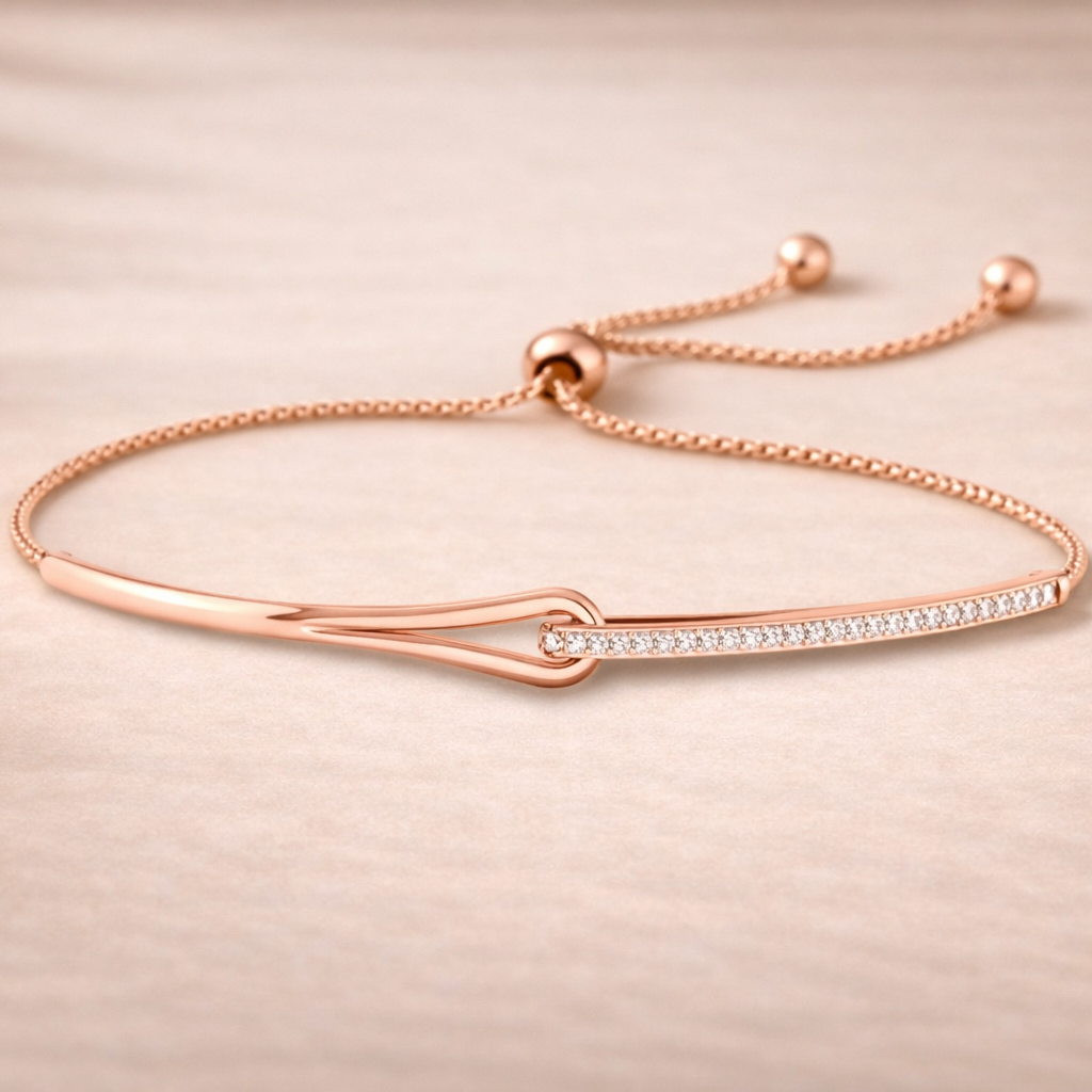 Infinity Bar Hook Bolo Bracelet