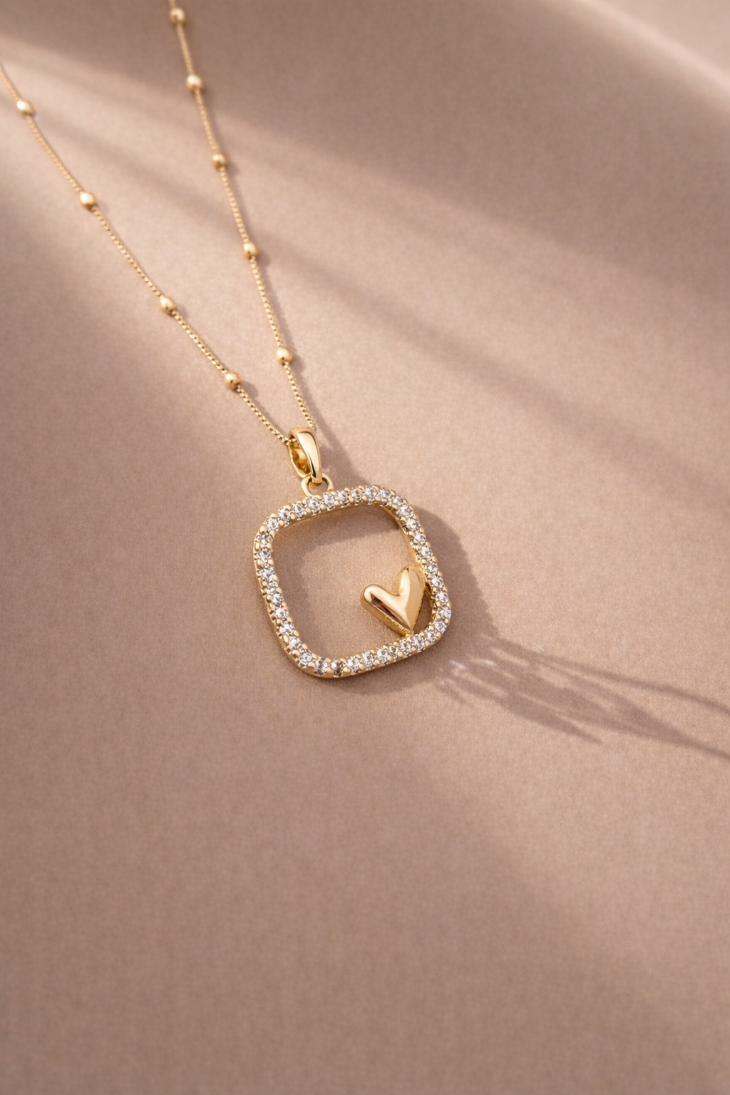 Framed Heart Pendant